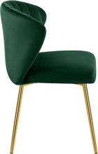 Load image into Gallery viewer, Finley Green Velvet Dining Chair
