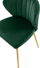 Load image into Gallery viewer, Finley Green Velvet Dining Chair

