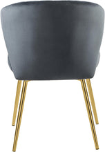 Load image into Gallery viewer, Finley Grey Velvet Dining Chair
