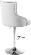 Load image into Gallery viewer, Claude White Velvet Adjustable Stool
