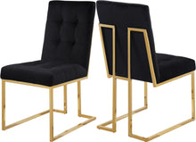 Load image into Gallery viewer, Pierre Black Velvet Dining Chair image
