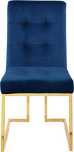 Load image into Gallery viewer, Pierre Navy Velvet Dining Chair
