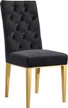 Load image into Gallery viewer, Capri Black Velvet Dining Chair
