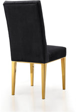 Load image into Gallery viewer, Capri Black Velvet Dining Chair
