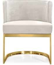 Load image into Gallery viewer, Gianna Cream Velvet Dining Chair
