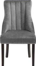 Load image into Gallery viewer, Oxford Grey Velvet Dining Chair
