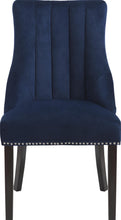 Load image into Gallery viewer, Oxford Navy Velvet Dining Chair
