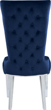 Load image into Gallery viewer, Serafina Navy Velvet Dining Chair
