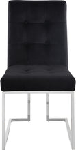 Load image into Gallery viewer, Alexis Black Velvet Dining Chair
