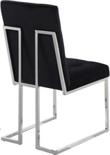 Load image into Gallery viewer, Alexis Black Velvet Dining Chair
