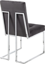 Load image into Gallery viewer, Alexis Grey Velvet Dining Chair
