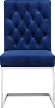 Load image into Gallery viewer, Carlton Navy Velvet Dining Chair
