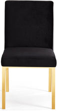 Load image into Gallery viewer, Opal Black Velvet Dining Chair
