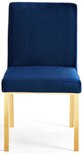 Load image into Gallery viewer, Opal Navy Velvet Dining Chair
