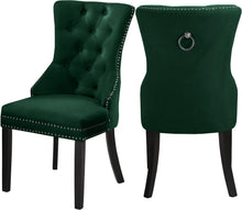 Load image into Gallery viewer, Nikki Green Velvet Dining Chair image
