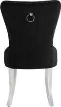 Load image into Gallery viewer, Carmen Black Velvet Dining Chair
