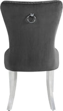 Load image into Gallery viewer, Carmen Grey Velvet Dining Chair
