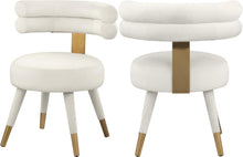Load image into Gallery viewer, Fitzroy Cream Velvet Dining Chair image
