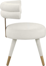 Load image into Gallery viewer, Fitzroy Cream Velvet Dining Chair
