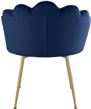 Load image into Gallery viewer, Claire Navy Velvet Dining Chair
