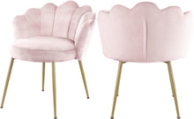 Load image into Gallery viewer, Claire Pink Velvet Dining Chair image
