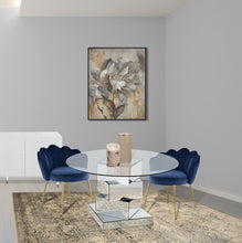 Load image into Gallery viewer, Claire Navy Velvet Dining Chair
