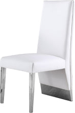 Load image into Gallery viewer, Porsha White Faux Leather Dining Chair
