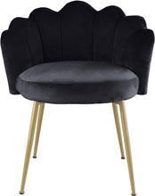 Load image into Gallery viewer, Claire Black Velvet Dining Chair
