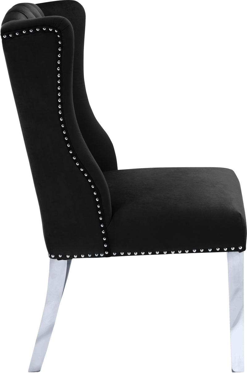 Suri Black Velvet Dining Chair
