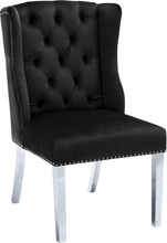Load image into Gallery viewer, Suri Black Velvet Dining Chair
