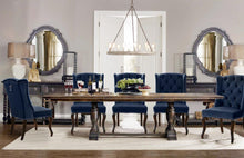 Load image into Gallery viewer, Suri Navy Velvet Dining Chair
