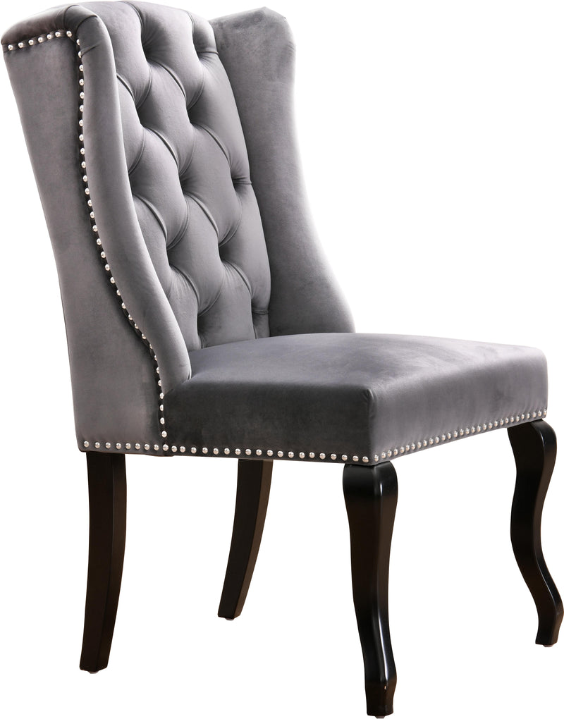 Suri Grey Velvet Dining Chair