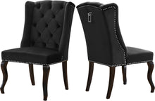 Load image into Gallery viewer, Suri Black Velvet Dining Chair image

