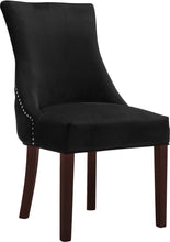 Load image into Gallery viewer, Hannah Black Velvet Dining Chair
