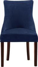 Load image into Gallery viewer, Hannah Navy Velvet Dining Chair
