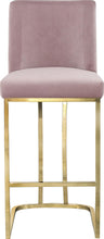 Load image into Gallery viewer, Heidi Pink Velvet Stool
