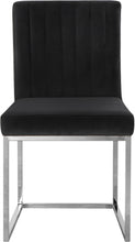 Load image into Gallery viewer, Giselle Black Velvet Dining Chair
