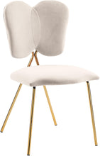 Load image into Gallery viewer, Angel Cream Velvet Dining Chair
