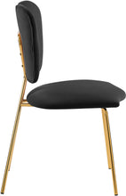 Load image into Gallery viewer, Angel Black Velvet Dining Chair
