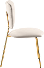 Load image into Gallery viewer, Angel Cream Velvet Dining Chair
