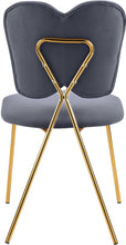 Load image into Gallery viewer, Angel Grey Velvet Dining Chair
