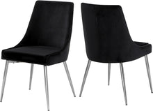 Load image into Gallery viewer, Karina Black Velvet Dining Chair
