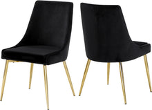 Load image into Gallery viewer, Karina Black Velvet Dining Chair image
