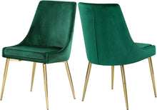 Load image into Gallery viewer, Karina Green Velvet Dining Chair image
