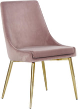 Load image into Gallery viewer, Karina Pink Velvet Dining Chair
