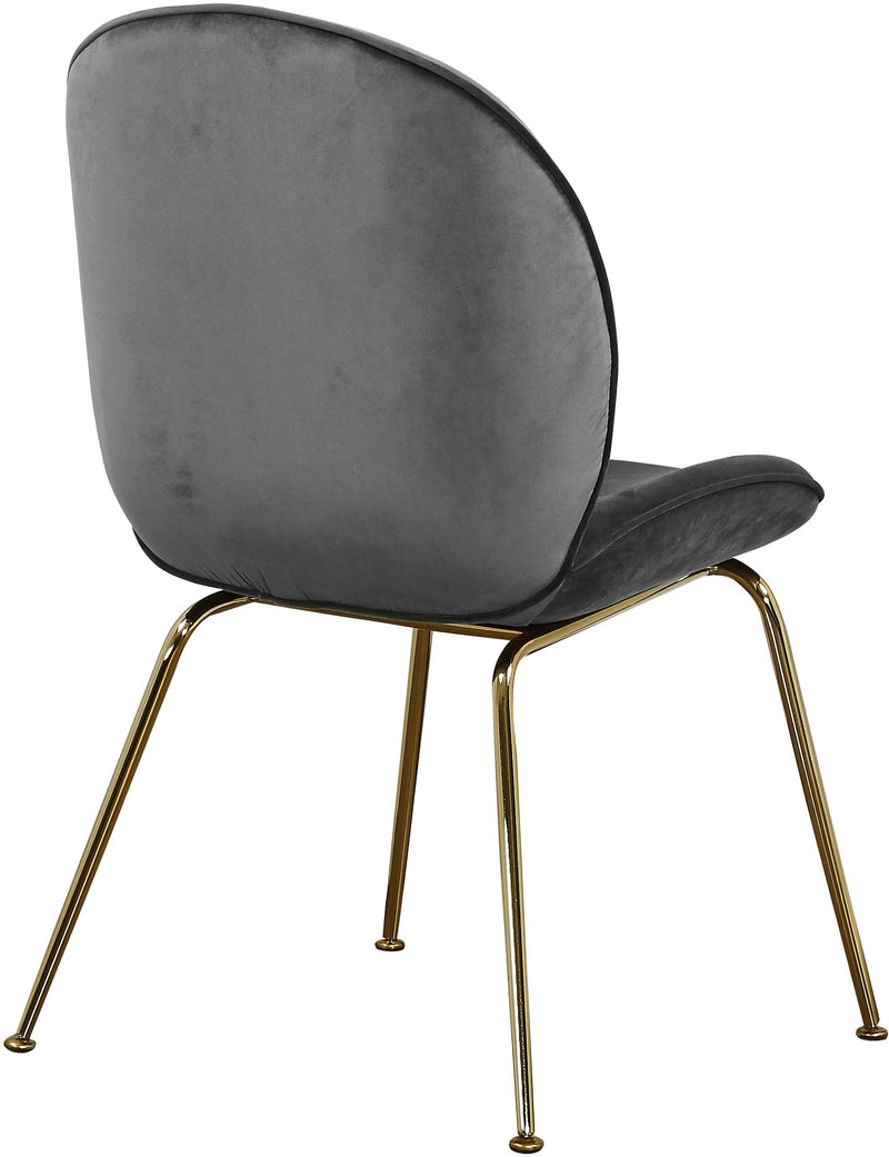 Paris Grey Velvet Dining Chair