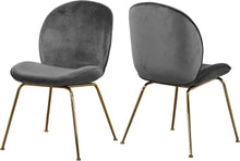 Load image into Gallery viewer, Paris Grey Velvet Dining Chair image
