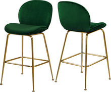 Load image into Gallery viewer, Paris Green Velvet Stool image
