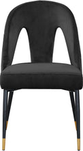 Load image into Gallery viewer, Akoya Black Velvet Dining Chair
