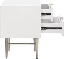Load image into Gallery viewer, Modernist White Gloss Night Stand
